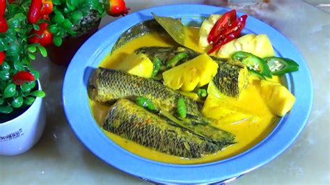 Resep Ikan Gabus Kuah Santan Cock Fish Recipe Coconut Square Youtube