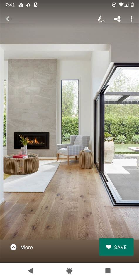 Modern Design Fireplace in a Contemporary Living Room