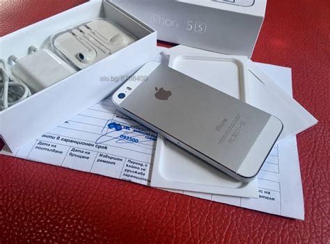 Apple iPhone 5S бял 16Gb Фабрично отключен Айфон телефон Телефон Apple ...