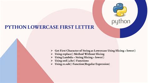 Python Lowercase First Letter Spark By Examples