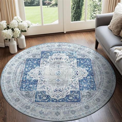 Amazon Bestsweetie Ft Round Rug Vintage For Living Room Ft Round