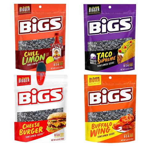 Amazon Bigs Sunflower Seeds Variety Pack Multi Flavor Variety