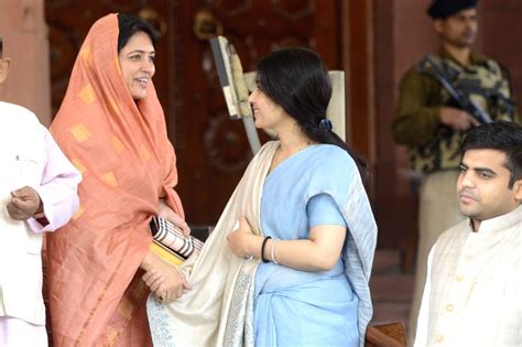 Samajwadi Party Mp Dimple Yadav At Parliament House