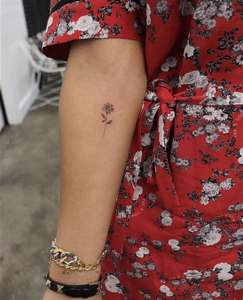 Bang Bang Tattoo On Instagram Msantananyc 🌹 ” Tiny Rose Tattoos