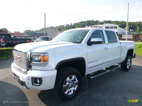 Summit White Gmc Sierra Hd Denali Crew Cab X