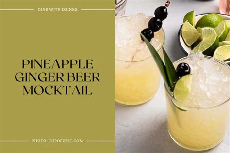 18 Non Alcoholic Ginger Beer Cocktails That Pack a Punch! | DineWithDrinks