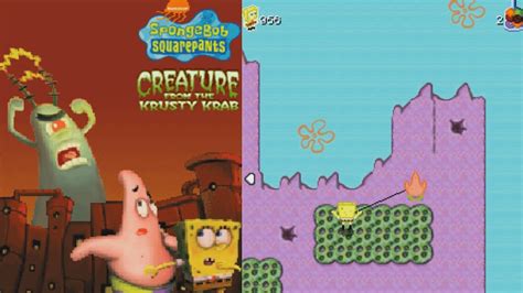 SpongeBob Creature From The Krusty Krab JAVA GAME THQ WIreless 2006