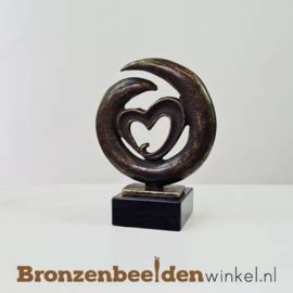 Beeldje Huwelijk Open Hart BBW28br34 Met Of Zonder Tekstplaatje