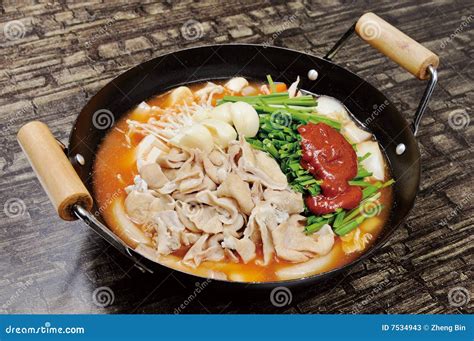 Japanese Hot Pot Restaurant Stock Image Image Of Fish Colon