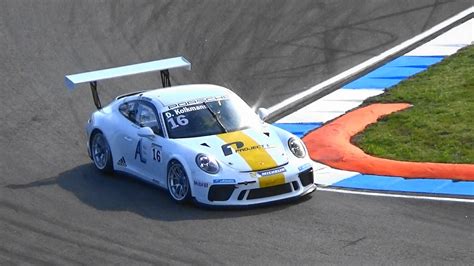 Porsche 911 Gt3 Cup 991 2 Dtm Season Opening 2017 Hockenheim Race Track Youtube