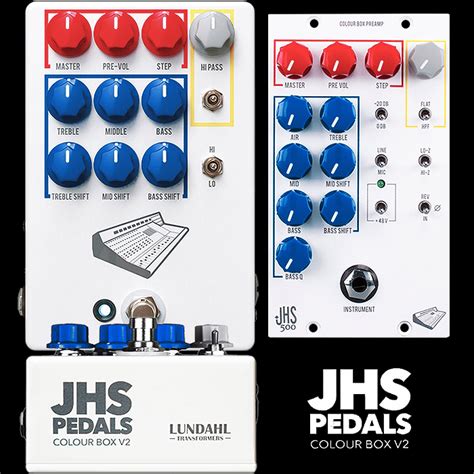 Guitar Pedal X News JHS Releases Its New And Improved Colour Box V2