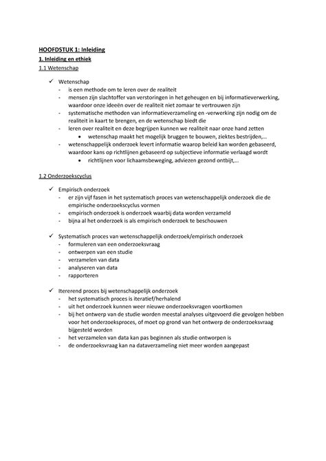 Hoofdstuk 1 Onderzoekspracticum Inleiding Data Analyse Warning TT