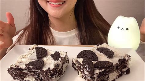 Asmr Oreo Ice Box Cake Oreo Cake No