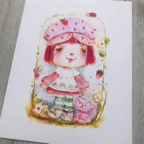 Strawberry Shortcake 2019 art print by Mindy Lacefield | Etsy