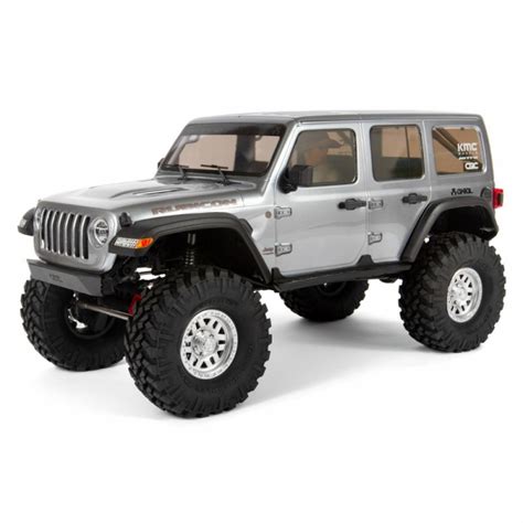 Axial Scx Iii Jeep Jlu Wrangler Rtr Wd Rock Crawler Grey W Portals