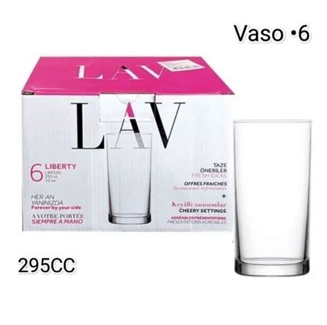 Hogar Y Blanco Bazar Y Cocina Vasos Vaso Liberty X Cc