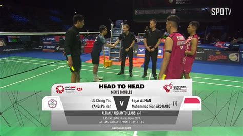 Bwf Md Round Of Lu Yang Vs Alfian Ardia H L Victor Denmark