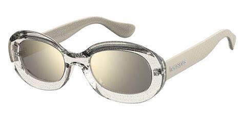 Havaianas Bonete Jbvue Sunglasses Glittery Ivory Clear Visiondirect