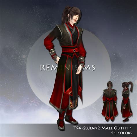 Traditional Ancient Chinese Male Costume The Sims 4 P1 SIMS4 Clove