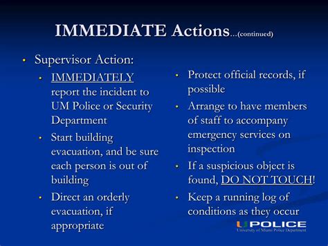bomb threat training  university  miami powerpoint