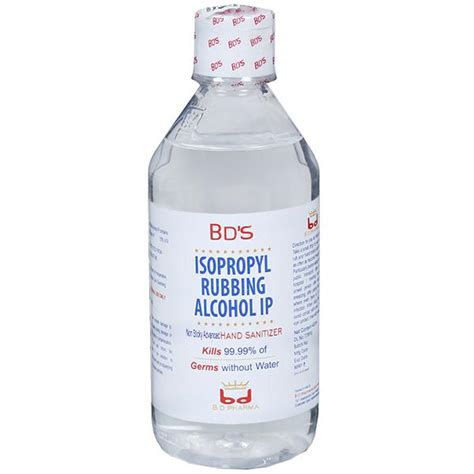 Buy Isopropyl Rubbing Alcohol IP BDS Hand Sanitizer 400 Ml Online At