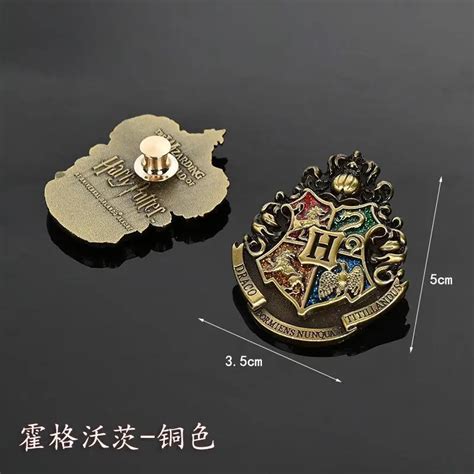 Harry Potter Insignia De Metal Con Emblema De Gryffindor Hogwarts