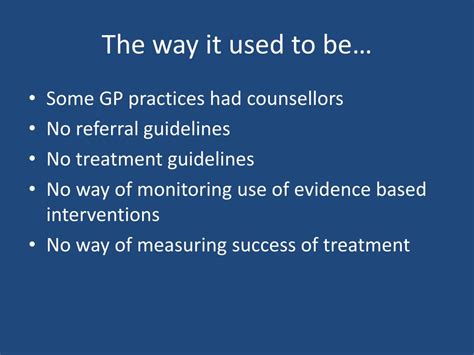 Ppt Improving Access To Psychological Therapies In England Powerpoint