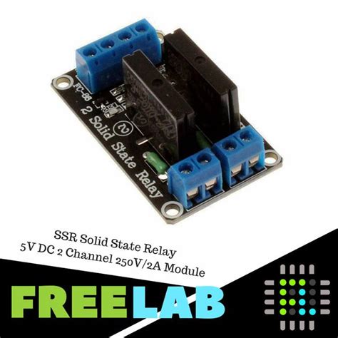 Jual Ssr Solid State Relay Module Channel V Dc Untuk Arduino