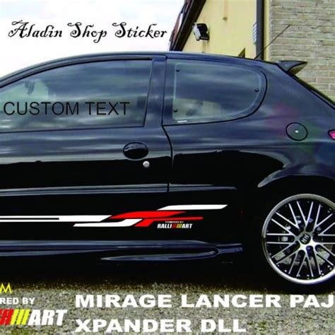 Jual Sticker List Stripe Mitsubishi Mirage Lancer Xpander Universal