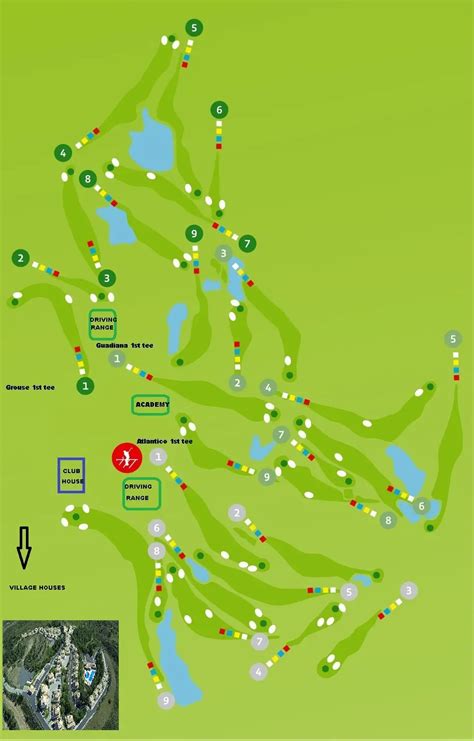 Castro Marim Golf Course Course Map Score Card