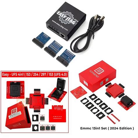 Easy JTAG Plus Box Black Edition With IC Friend 13in1 Emmc Set At Rs