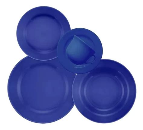 Juego de cena y té Biona Donna Blue 20 piezas MercadoLibre