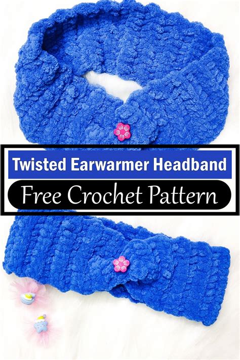 20 Crochet Twisted Headband Patterns