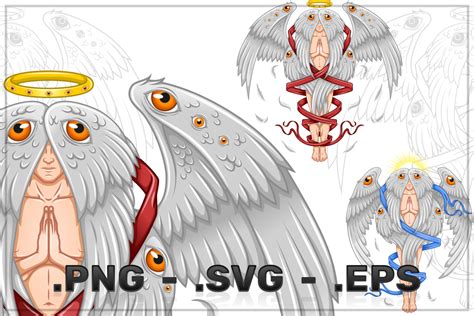 ArtStation - Vector design of praying angel | Artworks