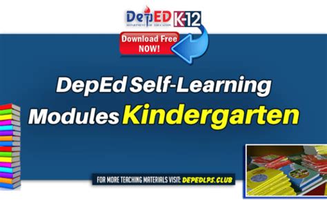 Kindergarten Melc Based Modules Free Download Deped Click Deped Modules