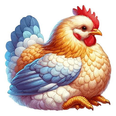 Illustration De Dessin Anim Du Vecteur De Poulet Mignon Vecteur