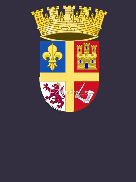 Coat Of Arms Of Saint Augustine Florida T Shirt By Pzandrews Redbubble