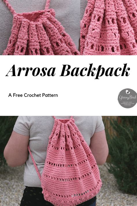 Crochet Mini Wildrose Backpack Free Pattern Artofit