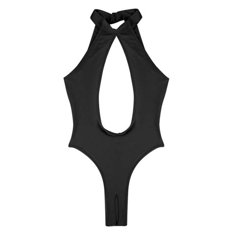 Us Women Cut Out Monokini Crotchless Bikini Swimwear Swimsuit Thong