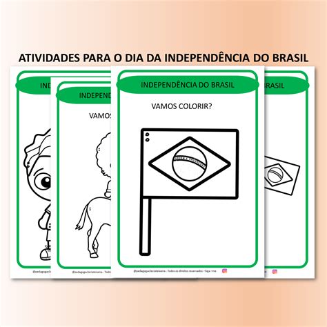 Atividades Sobre A Independência Do Brasil Para Educação Infantil