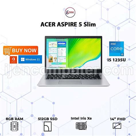 NOTEBOOK ACER INTEL ACER ASPIRE 5 Slim A514 55G Toko Laptop