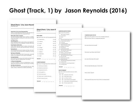 Ghost Track 1 By Jason Reynolds 2016 Made By Teachers