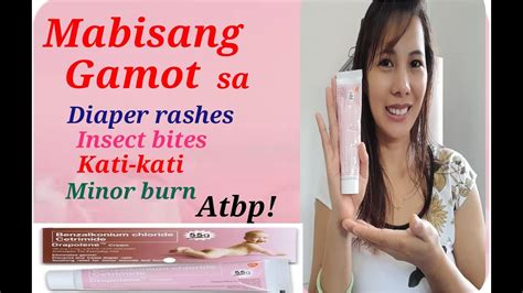 Mabisang Gamot Sa Diaper Rashes Insect Bites Kati Kati And Minor Burns