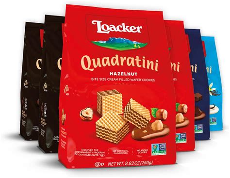 Loacker Minis Crispy Waffers 800g Mix Flavours Grocery