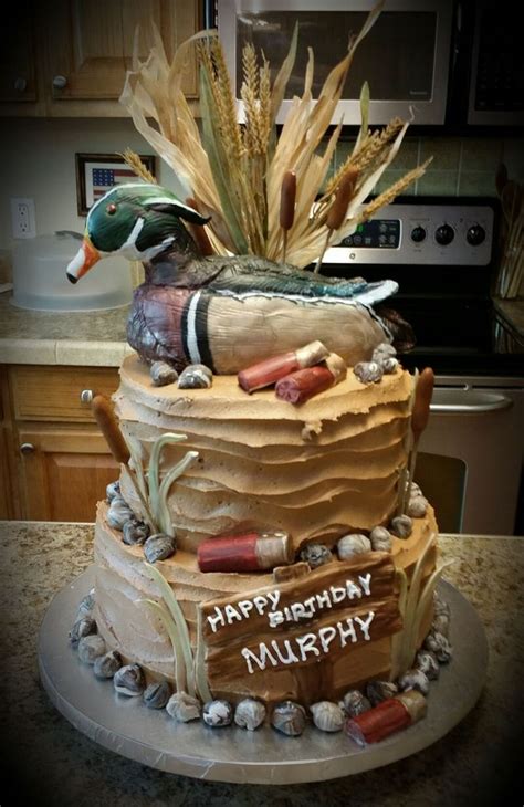 Duck Hunter Cake Duck Hunter Cake Groom Cake Hunting Cake Grooms