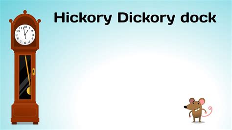 Hickory Dickory Dock Bbc Teach