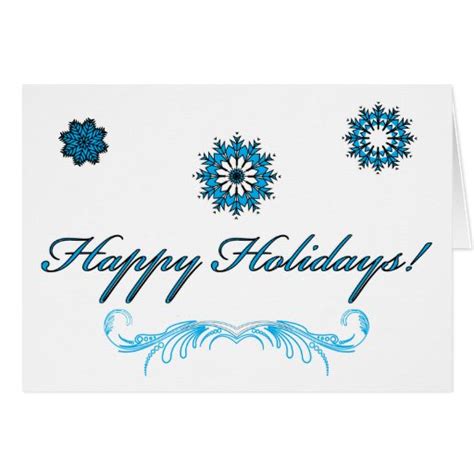 Non Denominational Happy Holidays Card Zazzle