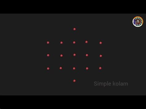 5 Dot Kolam 5 Kolam 5 3 Dot Kolam Easy Dot Kambikolam Daily Kolam