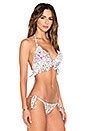 Sinesia Karol Beth Bikini Top In Colorful Flowers REVOLVE