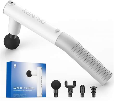 Renpho Extend Massage Gun 2 In 1 Electric Hand Held Back